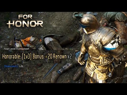 For Honor - Triple Takedown in Three Seconds (3 Kills in 3 Seconds) 1V3