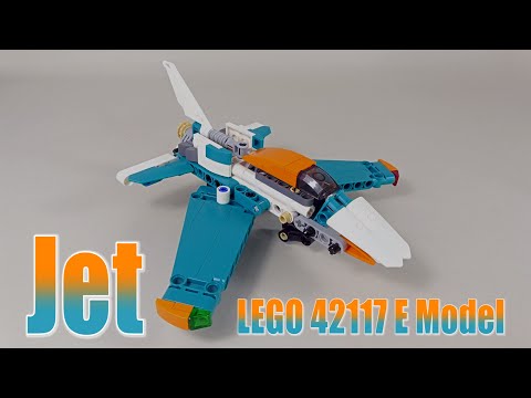 Jet - LEGO Technic 42117 E Model with FREE INSTRUCTIONS!