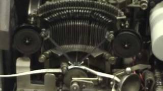 Teletype Model 14 TP copying ITTY news
