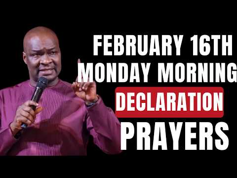 🔴 LIVE [MONDAY, 16TH FEBRUARY] START YOUR MONDAY MORNING WITH PRAYER | APOSTLE JOSHUA SELMAN