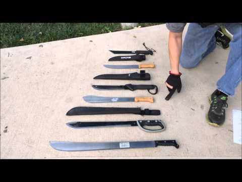 Machete Review: Gerber Jr, SOG Sogfari, Tramontina, United Cutlery