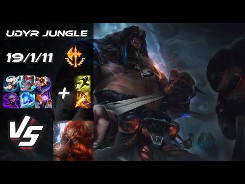 JUNGLE Udyr vs Gragas - NA Grandmaster Patch 26.3