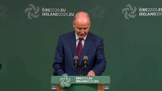 Watch Back: Official launch of Ireland's EU Presidency Policy Programme