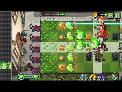 Plants vs Zombies 2 gameplay - Piñata Party - 3/11/2021