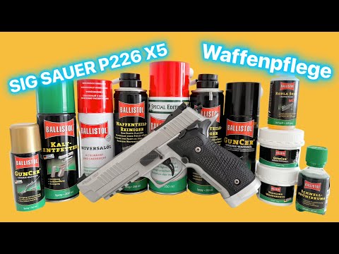 Waffenpflege - Sig Sauer P226 X5 X Five Supermatch USA | Waffenreinigung - How to clean Sig Sauer