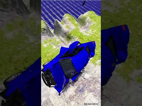 Car vs Giant Lava Pit 😱 BeamNG drive #135 #beamng #beamngdrive #viral #short #shortsfeed #shorts