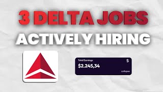 Delta Airlines Is Hiring! 3 Remote Jobs | No experience needed 2025
