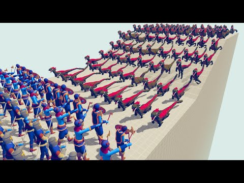 HUGE RAPTORS VS 1000 EVERY UNIT - 🤯🤯 Totally Accurate Battle Simulator TABS