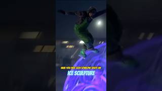 Skating Ice Sculptures!