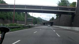 preview picture of video 'Tunneldurchfahrt B42 von Bonn nach Fahrtrichtung Unkel/Linz'