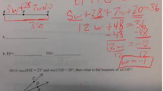 Geometry A Unit 1 Quiz 1and 2