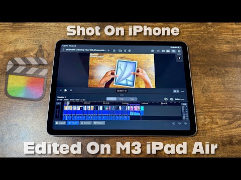 M3 iPad Air Unboxing - Shot With iPhone edited on the iPad with Final Cut Pro