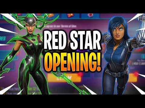 *NEW* RED STAR & PREMIUM ORB OPENING! - MARVEL Strike Force - MSF