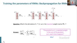 - Stanford CS224N NLP with Deep Learning | Winter 2021 | Lecture 6 - Simple and LSTM RNNs