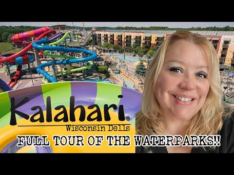 🌊 Kalahari Resort Wisconsin Dells | Full Waterpark Tour, Slides, Wave Pools & Family Fun