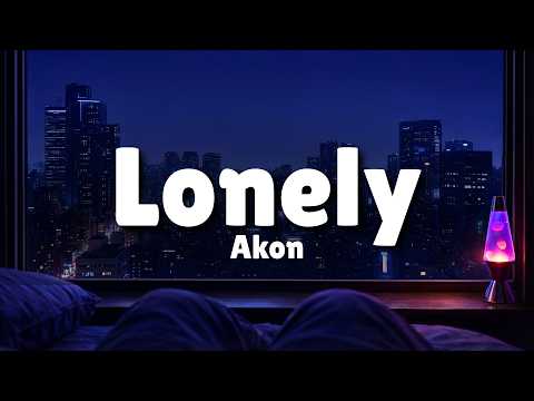 Akon - Lonely (Lyrics) | Late Night Bedroom Visualizer [4K]