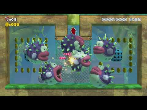 62 Story Mode ~ Threat Level: Porcupuffer - Super Mario Maker 2 - No Commentary 1bu