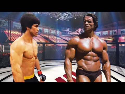 Bruce Lee vs Arnold Schwarzenegger