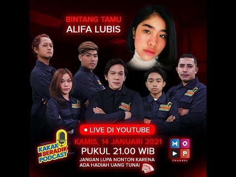 Keseruan semalam, Alifa diundang kakak beradik podcast,