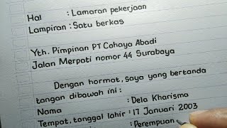 Download lagu Contoh Surat Lamaran Kerja - Cara Membuat Surat Lamaran Kerja - Tulisan Tangan mp3 Download lagu Contoh Surat Lamaran Kerja - Cara Membuat Surat Lamaran Kerja - Tulisan Tangan mp3
