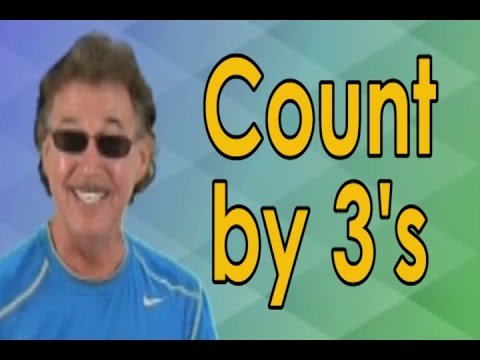 Count by 3 | Skip Count by 3 | Skip Counting | Skip Counting Song | Jack Hartmann