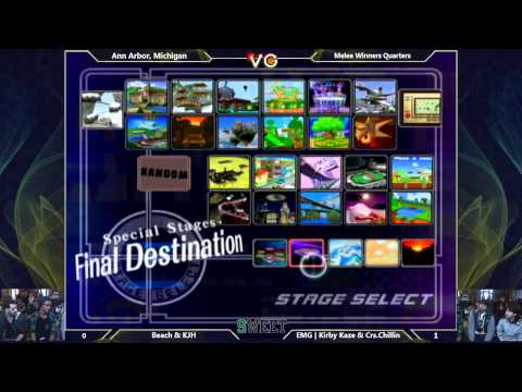 Sweet Prologue - Beach & KJH Vs. Crs.Chillin & EMG | Kirbykaze - SSBM Doubles - Melee