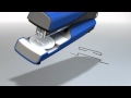 Nietmachine NeXXt metalen full-strip 40 vel blauw