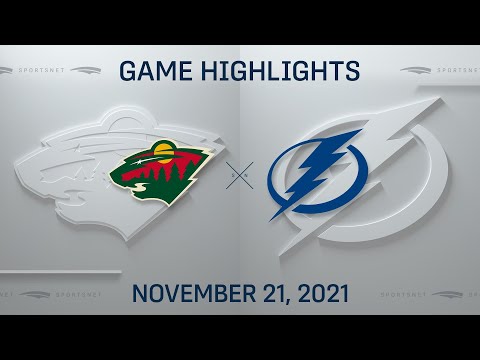NHL Highlights | Wild vs. Lightning - Nov. 21, 2021