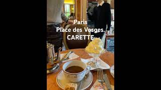 2024.4.21 大好きなカフェで大好きな友人と大好きなショコラータ🥺 #paris #carette