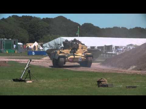 Tankfest 2011 Featuring James May (Top Gear) in Churchill Tank turret.