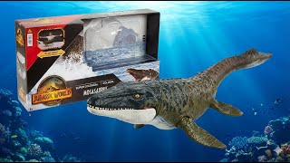 Mattel Jurassic World Rebirth Super Colossal Mosasaurus Unboxing and Review