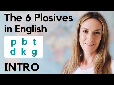 The 6 Plosives in English | INTRO | English Pronunciation