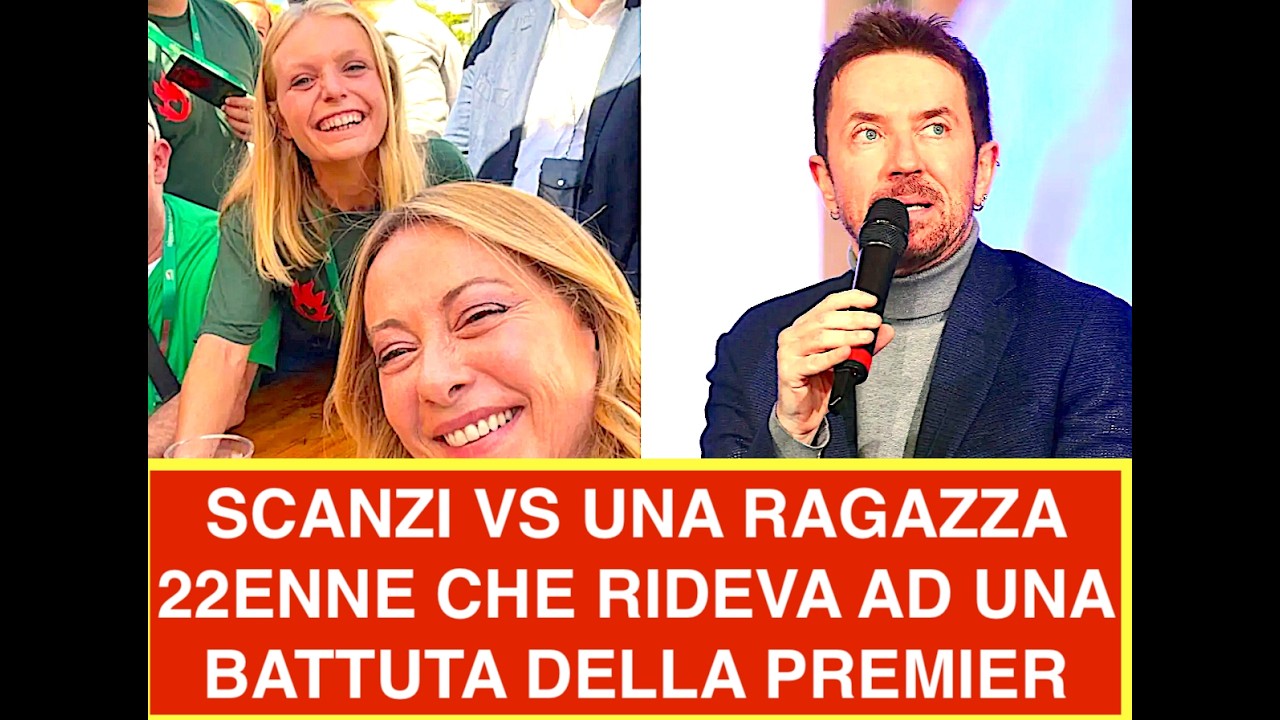 SCANZI VS UNA RAGAZZA 22ENNE CHE RIDEVA AD UNA BATTUTA DELLA PREMIER