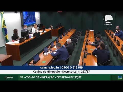 GT Código de Mineração - Discussão e votação do relatório da relatora-geral - 01/12/2021