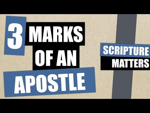 3 Qualifications of an Apostle