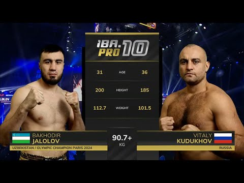 Jalolov Bakhodir 🇺🇿 vs Kudukhov Vitaly 🇷🇺 | IBA.PRO 10 | October 6, 2025 | Saint Petersburg, Russia