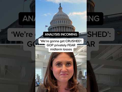 ANALYSIS INCOMING – ‘We’re gonna get CRUSHED’: GOP privately FEAR midterm losses
