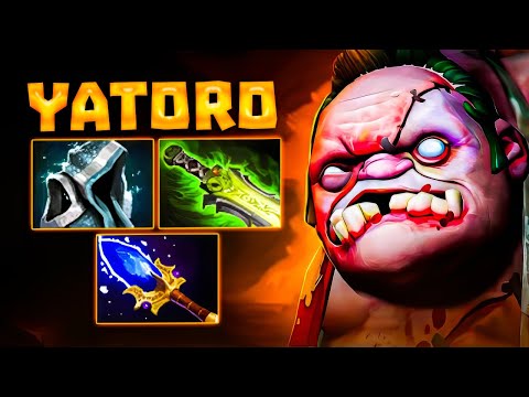 YATORO at PUDGE - YOU HAVE NEVER SEEN THIS BEFORE!  YATORO PUDGE DOTA 2