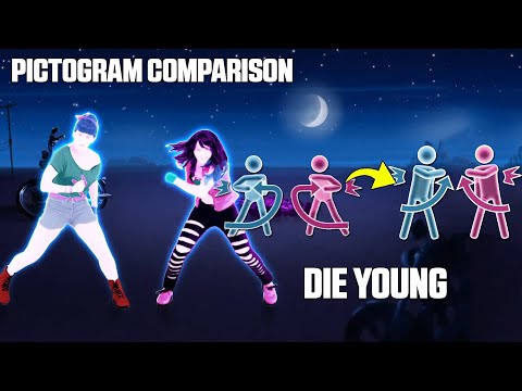 PICTOGRAM COMPARISON - DIE YOUNG | JD4 vs JD2014