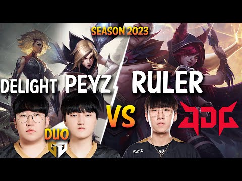 GEN Peyz VS JDG Ruler - Peyz KAI'SA + Delight RELL VS Ruler XAYAH ADC - Patch 13.18 KR Ranked