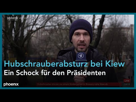 Vassili Golod zum Tod des ukrainischen Innenministers bei einem Hubschrauberabsturz am 18.01.23