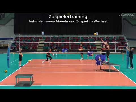 Zuspielertraining mit Abwehr - Andrea Giani