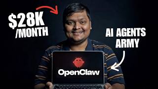 I Built an AI Agents Army with OpenClaw to Make $1M/year