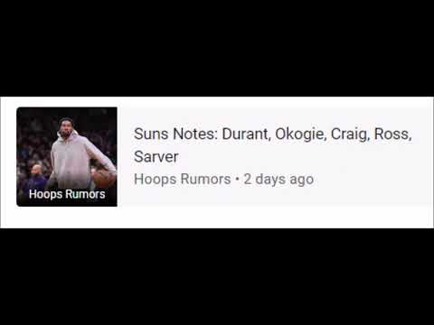 Shams: Kevin Durant's Suns Debut Targeted for March 1 vs. Hornets Amid