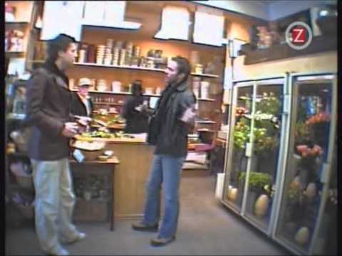 Pyjamas i ZTV - två fikusar