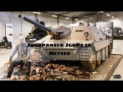 Jagdpanzer 38 JgdPz - Hetzer | Walk around | Arsenalen, Swedish Tankmuseum