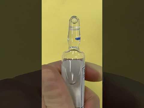 How to break a glass ampule: Part 1 #goodtoknow #clinicalskills #vet #medicine #doctor #surgeon