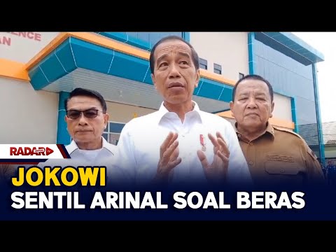 Jokowi Sentil Arinal Soal Beras