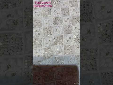 Emroidered  Viscose georgette Sherwani Fabrics