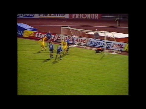 Djurgårdens IF - Halmstads BK (Allsvenskan 1996)